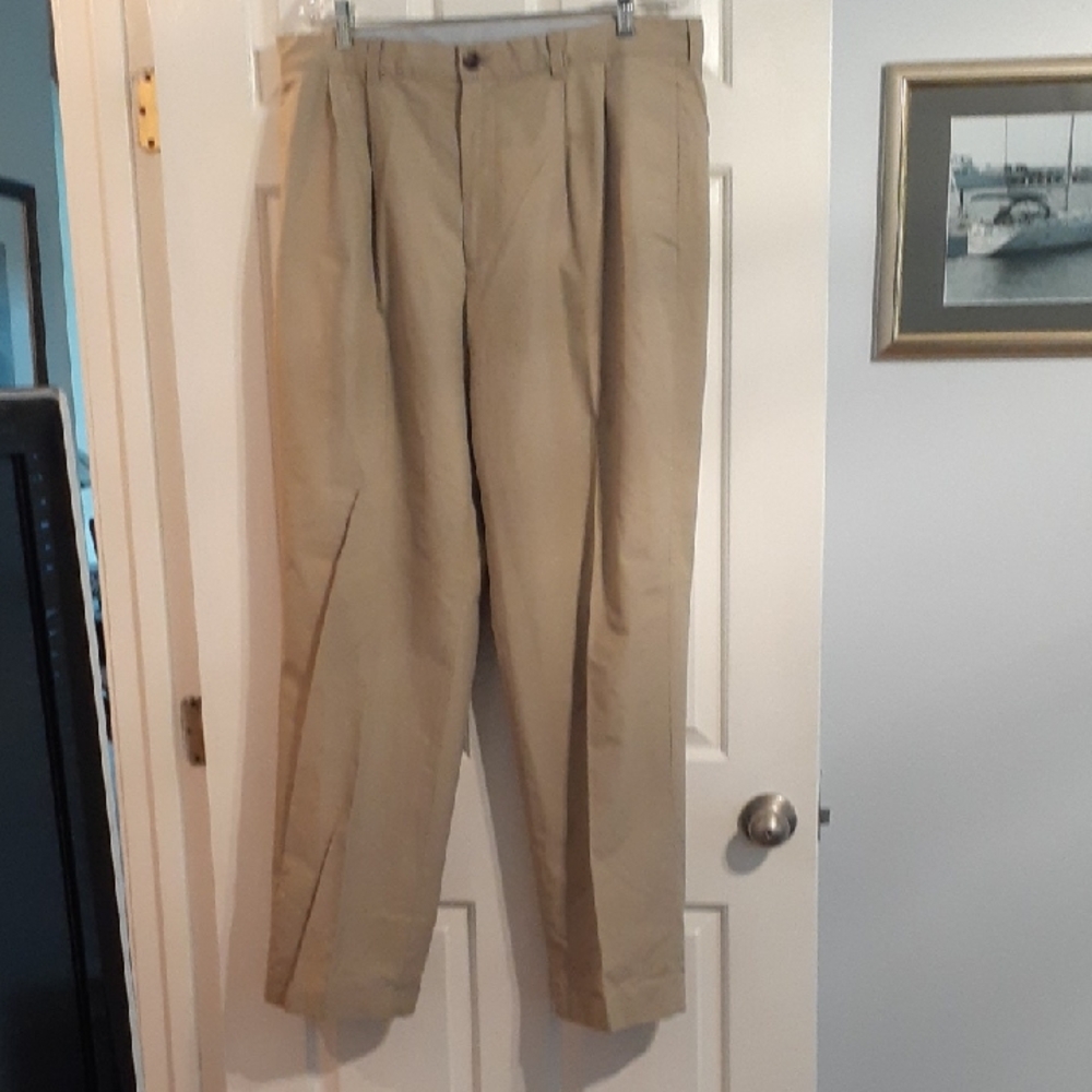 Brooks Brothers Khaki Cuffed Chinos
